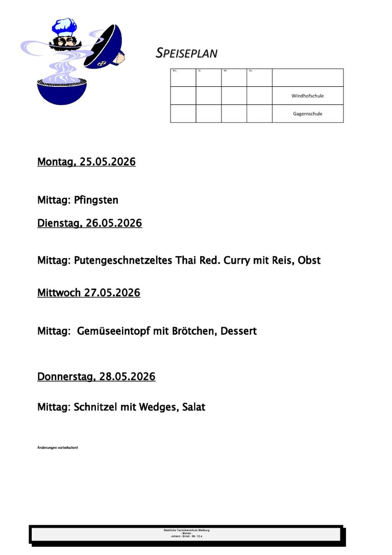 26. bis 29.05